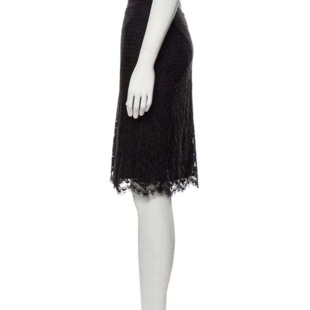Diane von Furstenberg dvf black lace pencil skirt - Picture 2 of 10